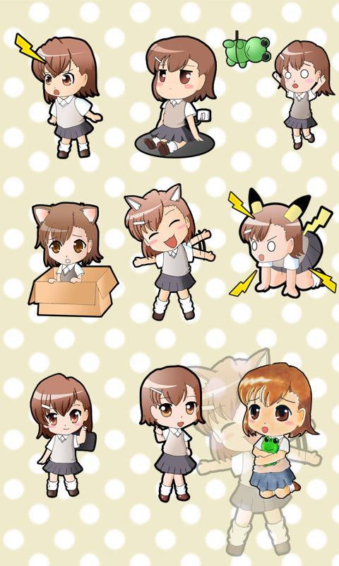 Chibi Biribiri Clock Widget
