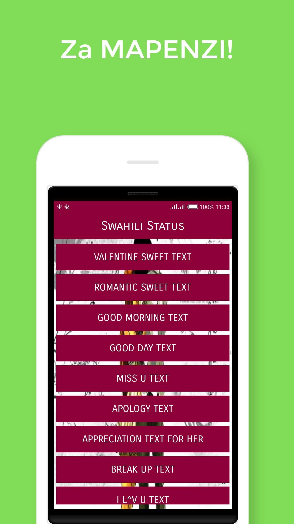 Text Moto za Mapenzi