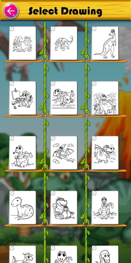 Coloring Dinosaur Kids