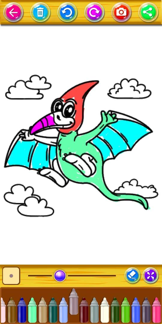 Coloring Dinosaur Kids