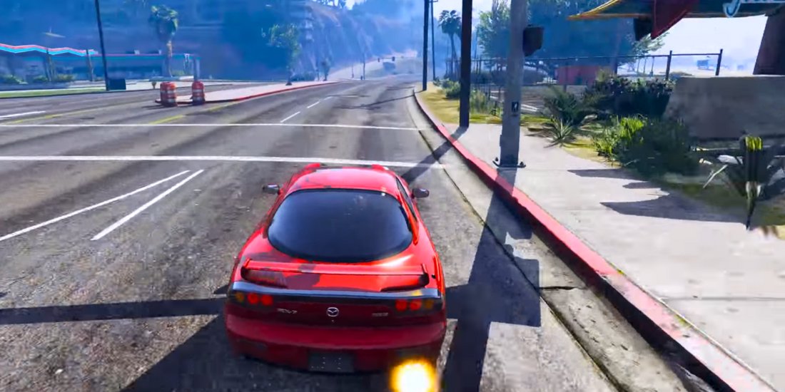 RX7 Driving Mazda Simulator