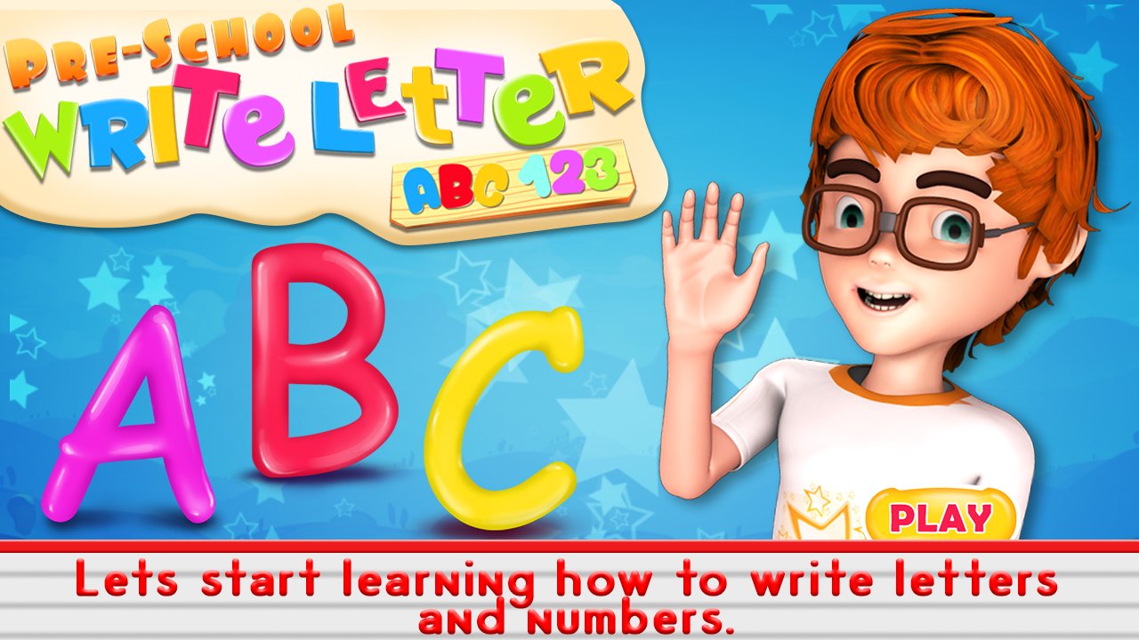 Preschool Write Letter ABC 123