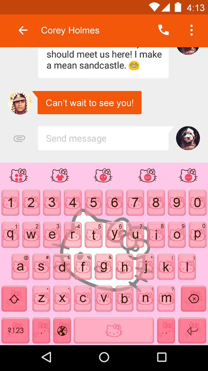 Hello,Kitty-Emoji Keyboard