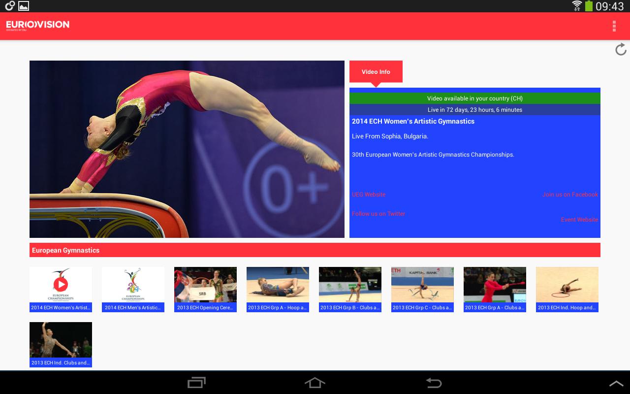 EUROVISION Sports Live