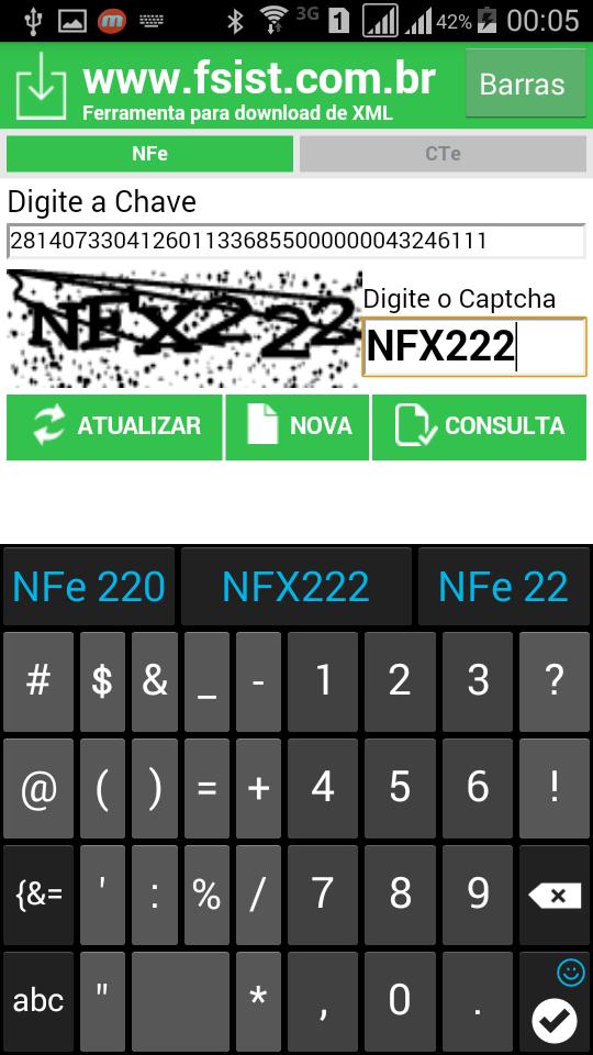 FSist Baixar NFe CTe