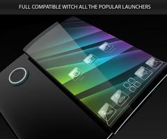 Glass theme & glass icon pack