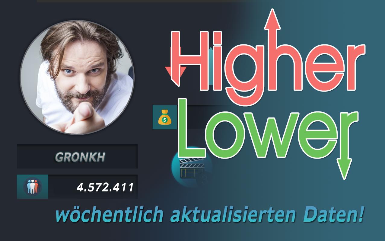 Higher Lower - german YouTuber