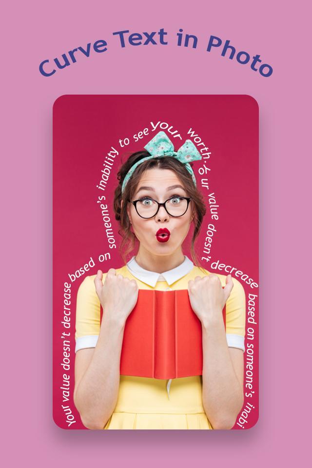 Curve Text On Photo : NameArt