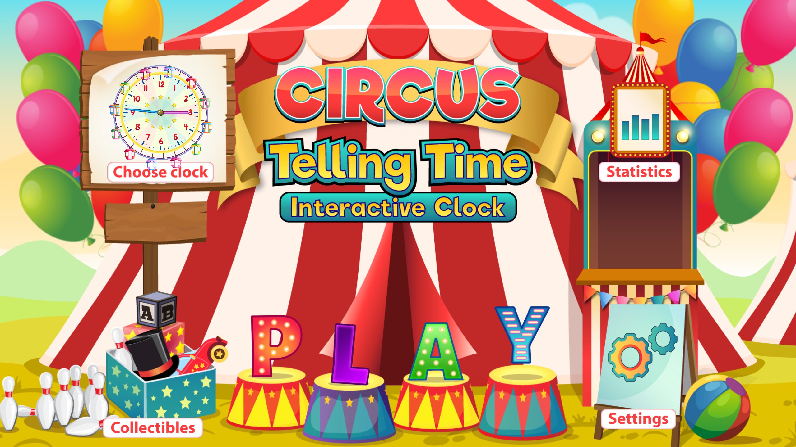 Telling Time Interactive Clock