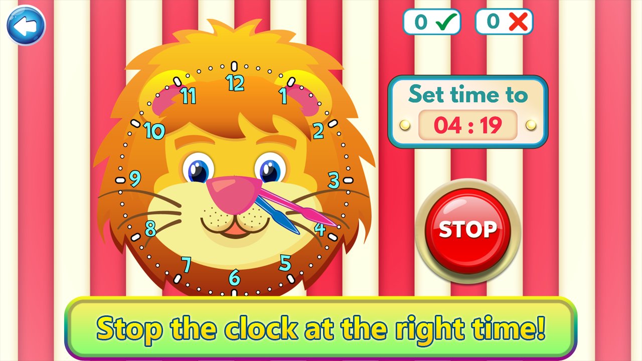 Telling Time Interactive Clock