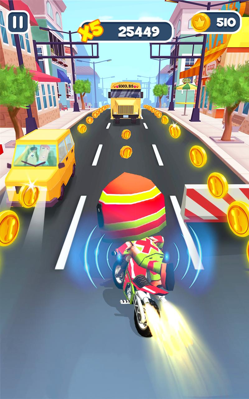 Crazy Bike Rush Runner Free Running Game