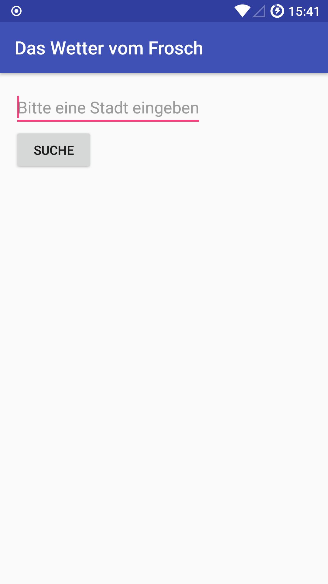 Das Wetter vom Frosch