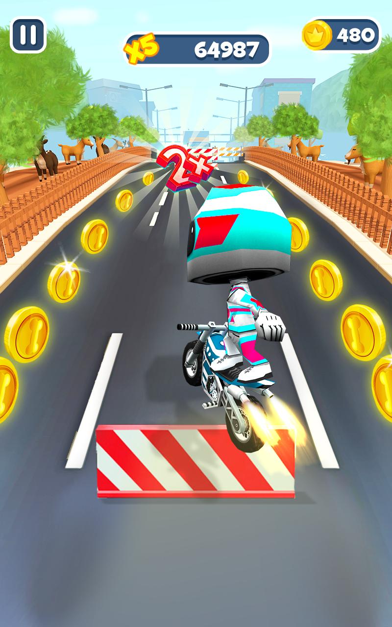 Crazy Bike Rush Runner Free Running Game