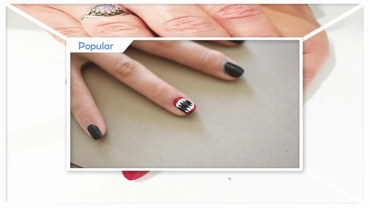 Cute DIY Halloween Nails