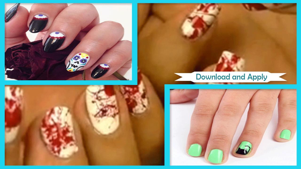 Cute DIY Halloween Nails