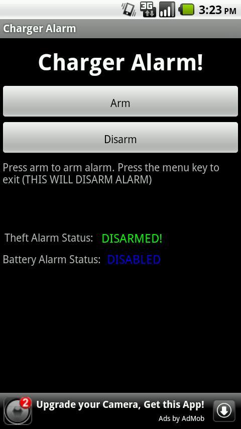 Charger Alarm