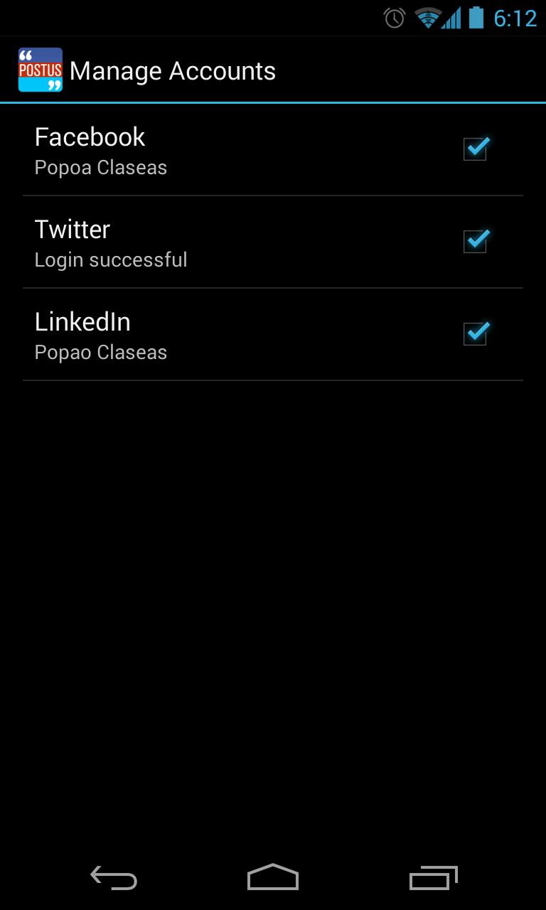 Postus Twitter,Facebook & More