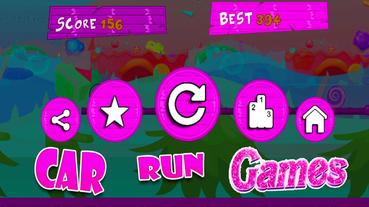 Princess Barnie Run Car Hill Ride