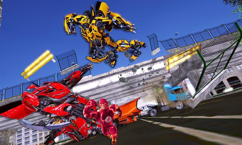 Robot Flash Speed Hero: Flash Robot Games