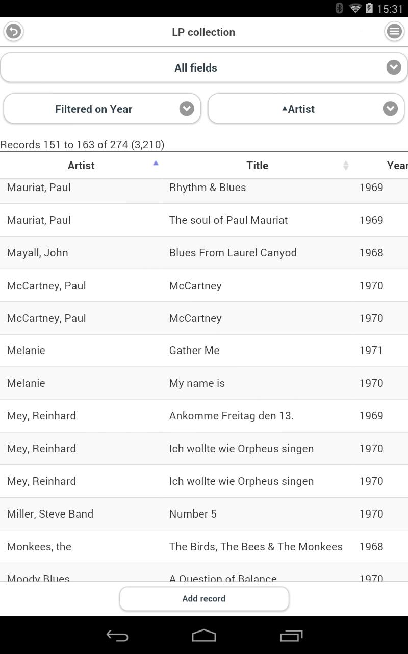 Field Database Free (FDB-free)
