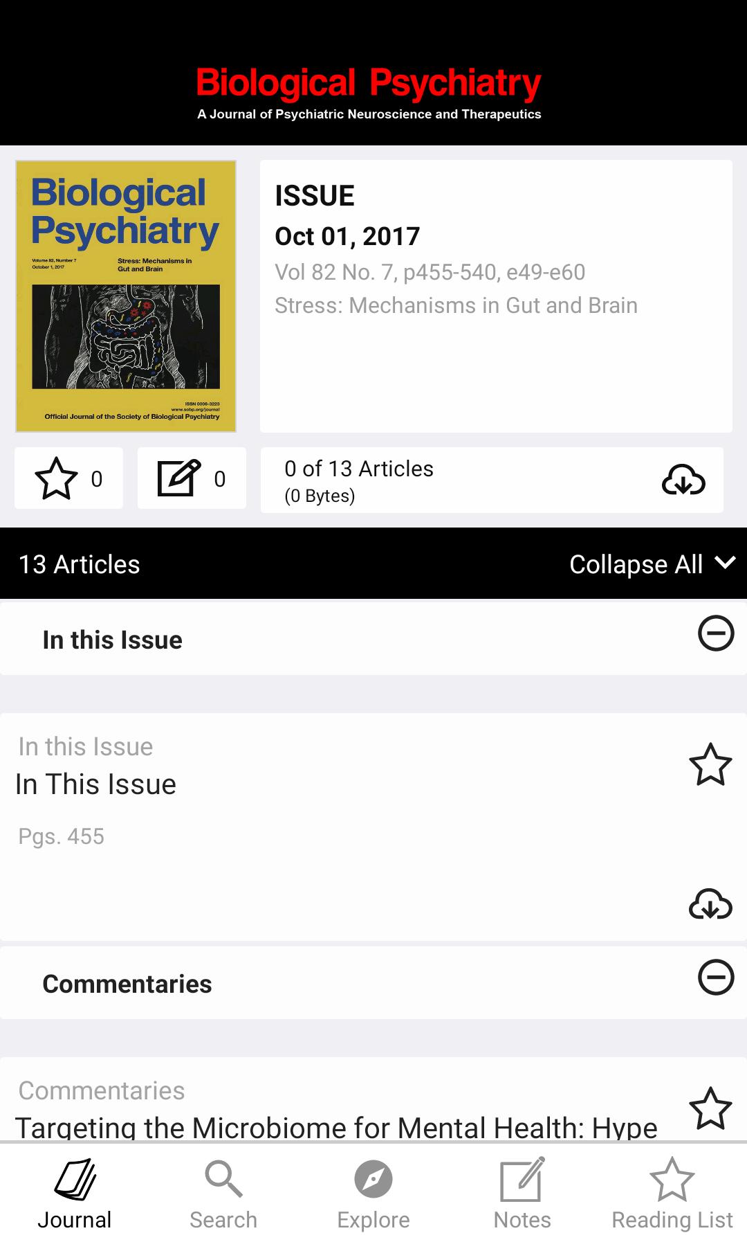 Biological Psychiatry