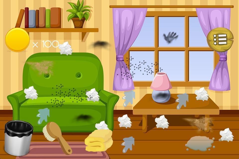House Clean up Kids Game