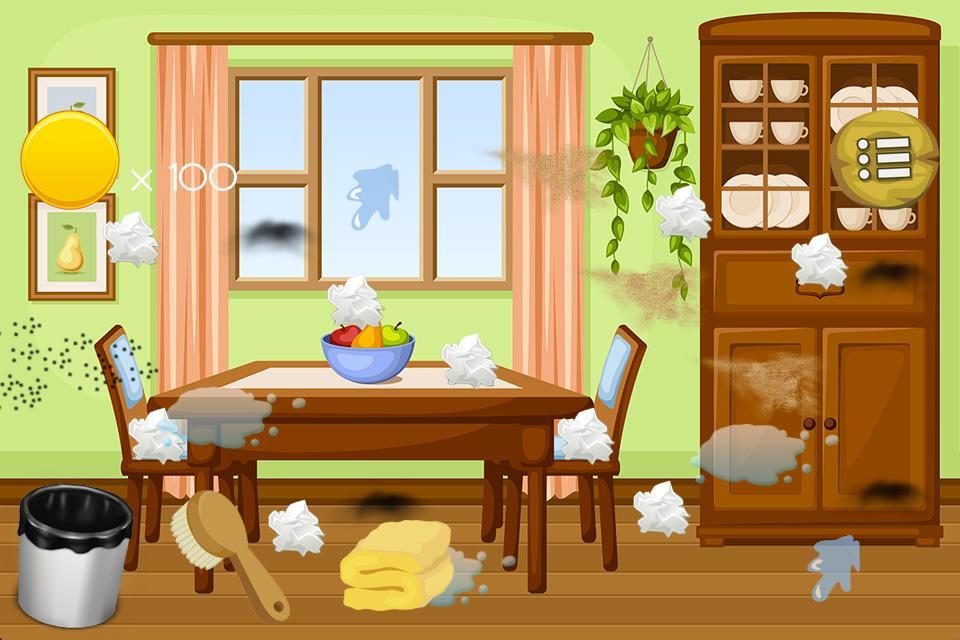 House Clean up Kids Game