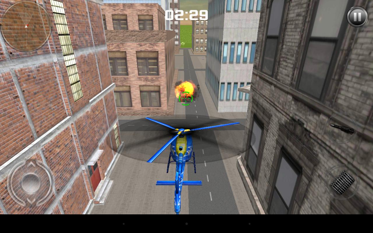 Helicopter Shooter Moto Chase