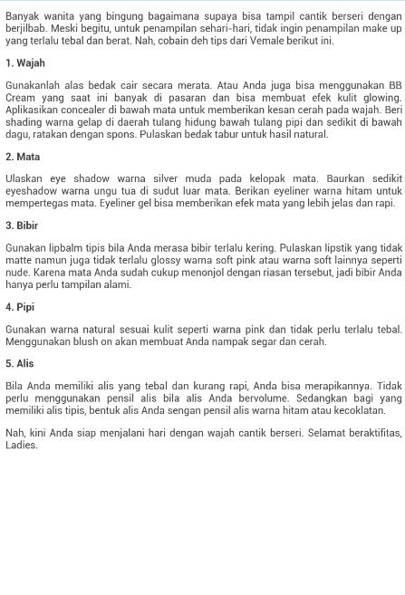 Tutorial Makeup Terbaru 2017