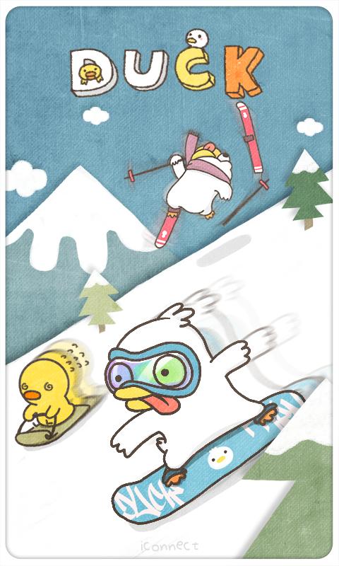 Duck ski go launcher theme