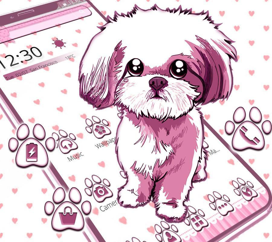 Cute Cartoon Dog Theme