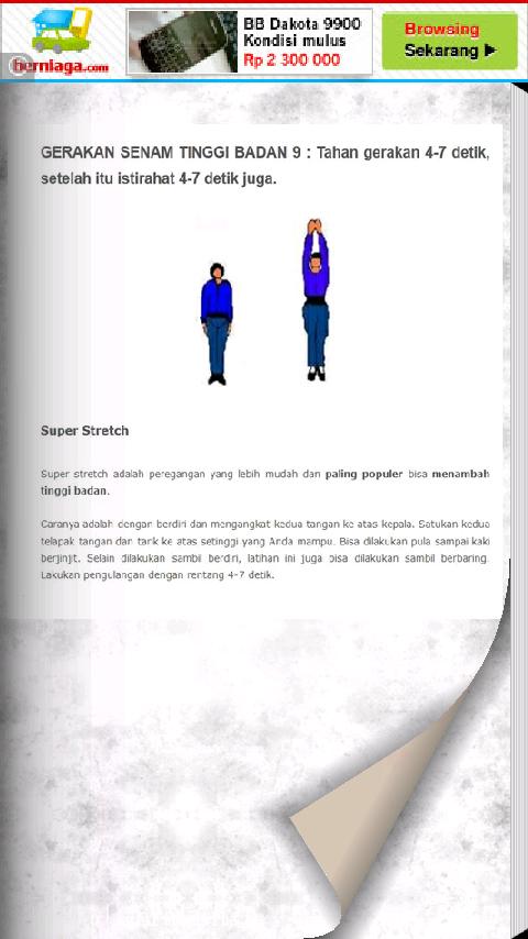 Senam Peninggi Badan