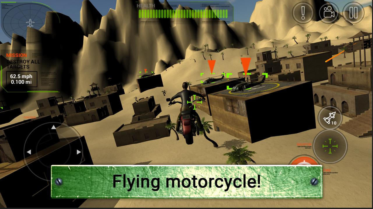 Flying Moto Bike Simulator 3D