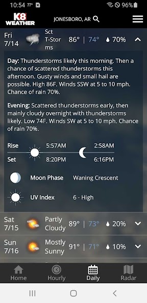 KAIT Region 8 Weather