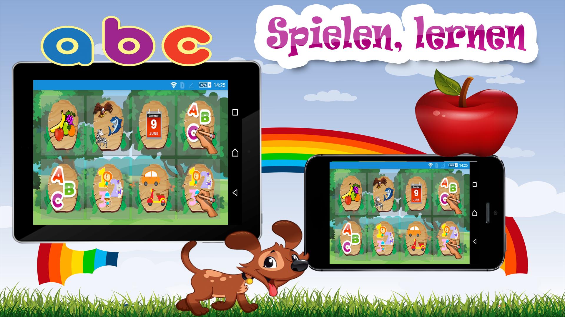 Kinder Lernspiel - Deutsch ABC