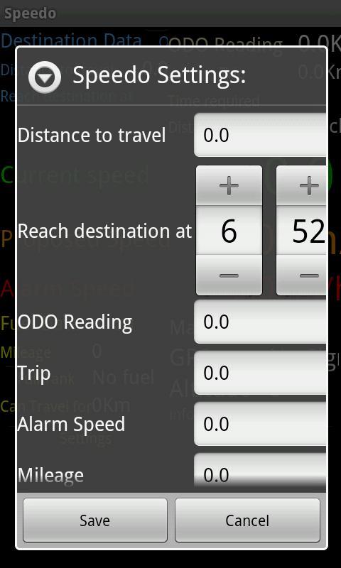 GPS Speed Odo Fuel Meter