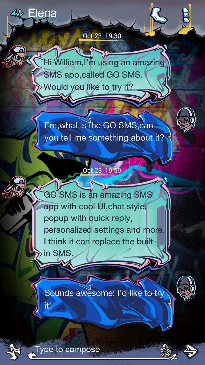 GO SMS PRO STREET SOUL THEME