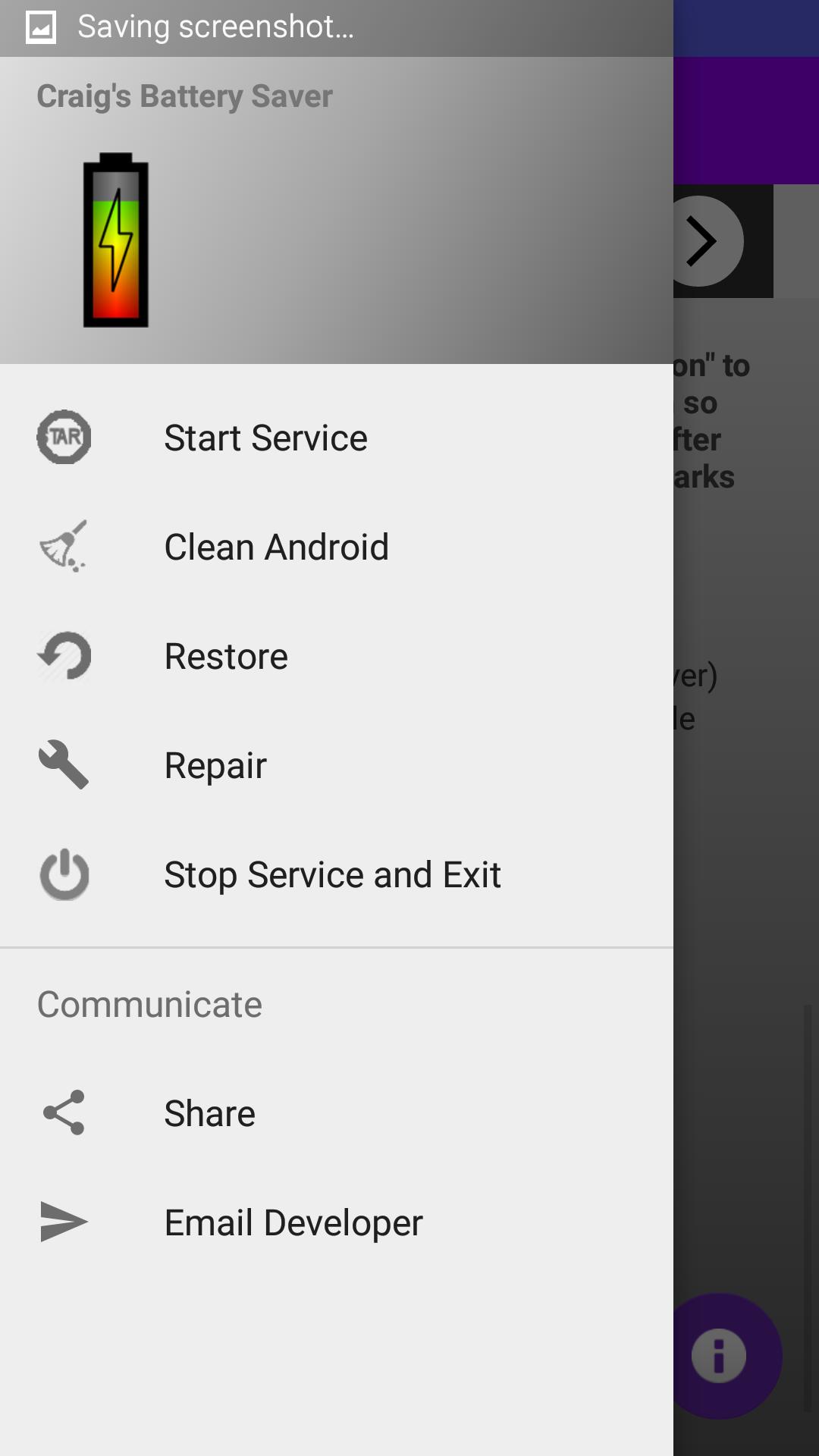 Craig's Battery Saver ROOT