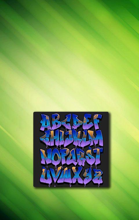 Graffiti Alphabet Letters