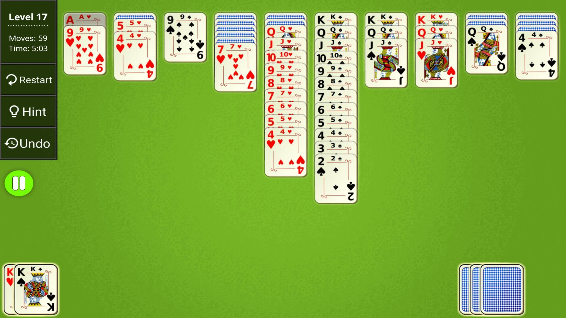 Spider Solitaire Epic