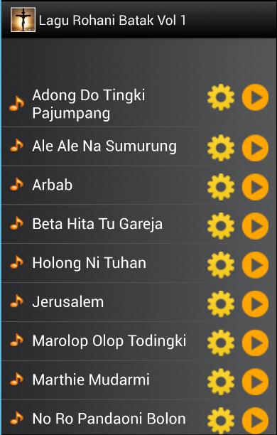 Lagu Rohani Batak Vol 1