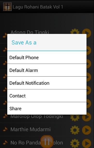Lagu Rohani Batak Vol 1