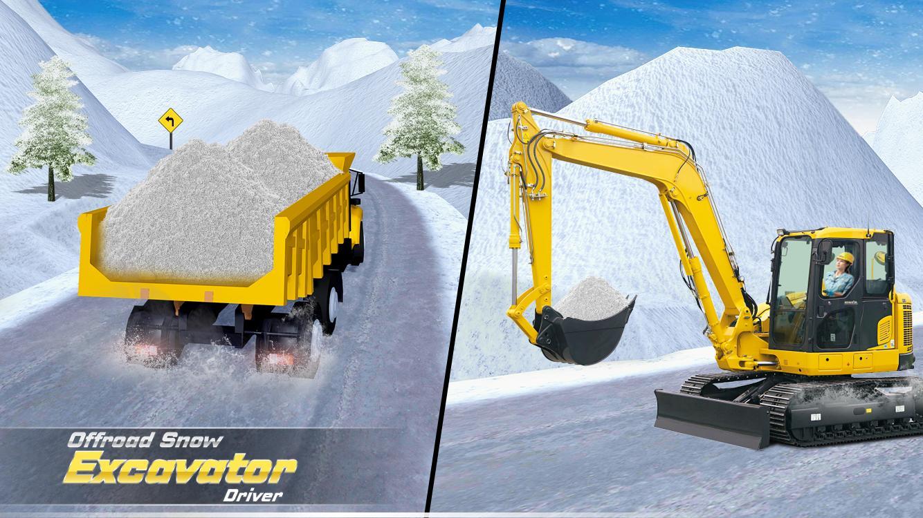 New Excavator 3d Games 2020- Offroad Snow Blower