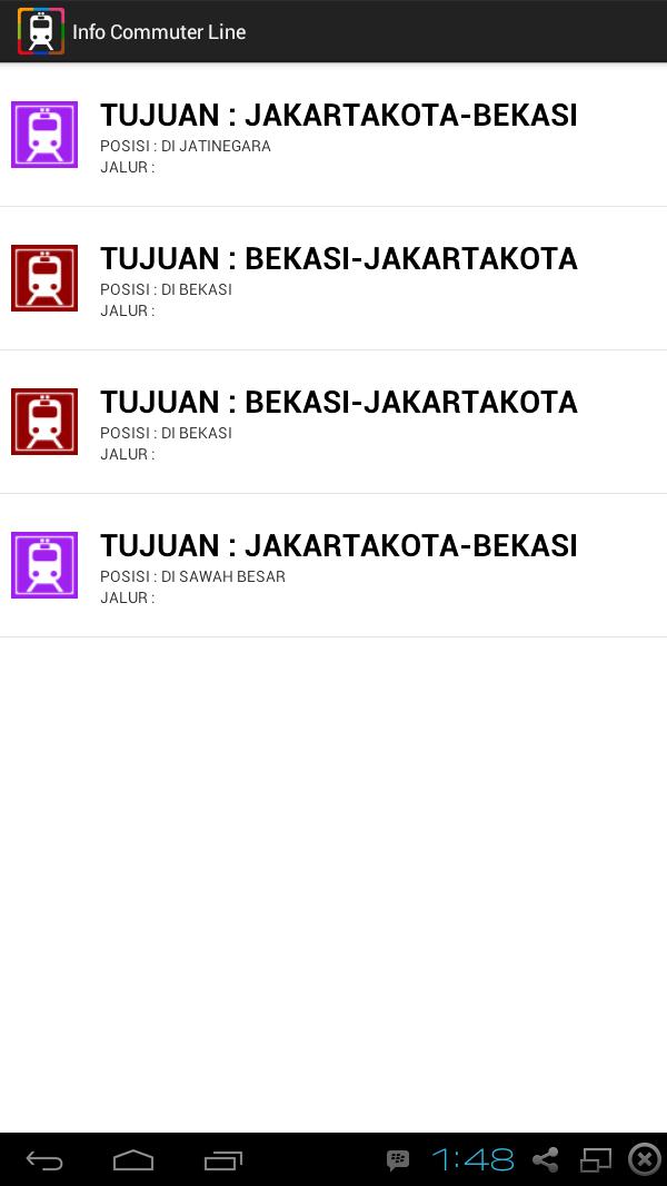 Info Commuter Line