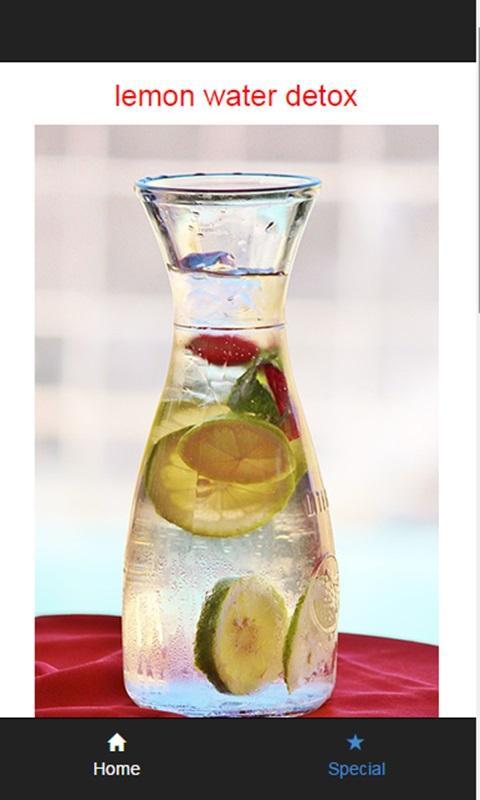 lemon water detox