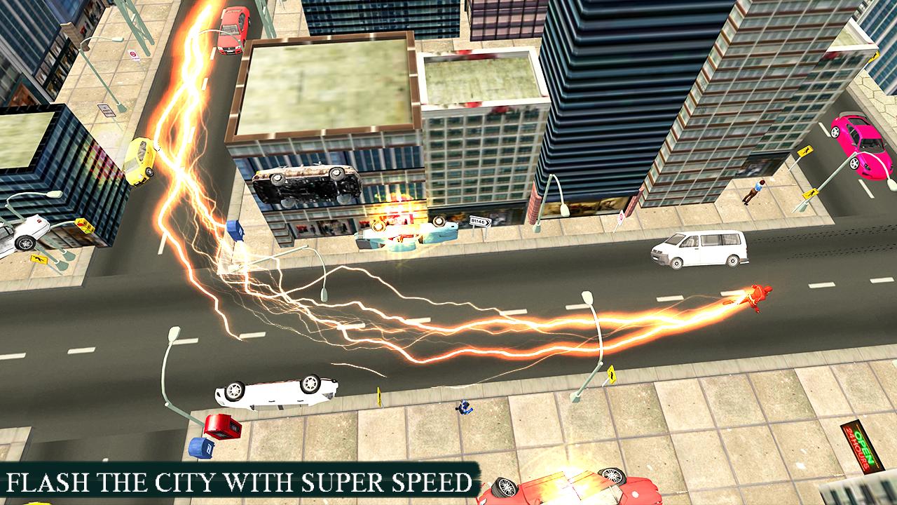 Superhero Flash Hero:flash speed hero- flash games
