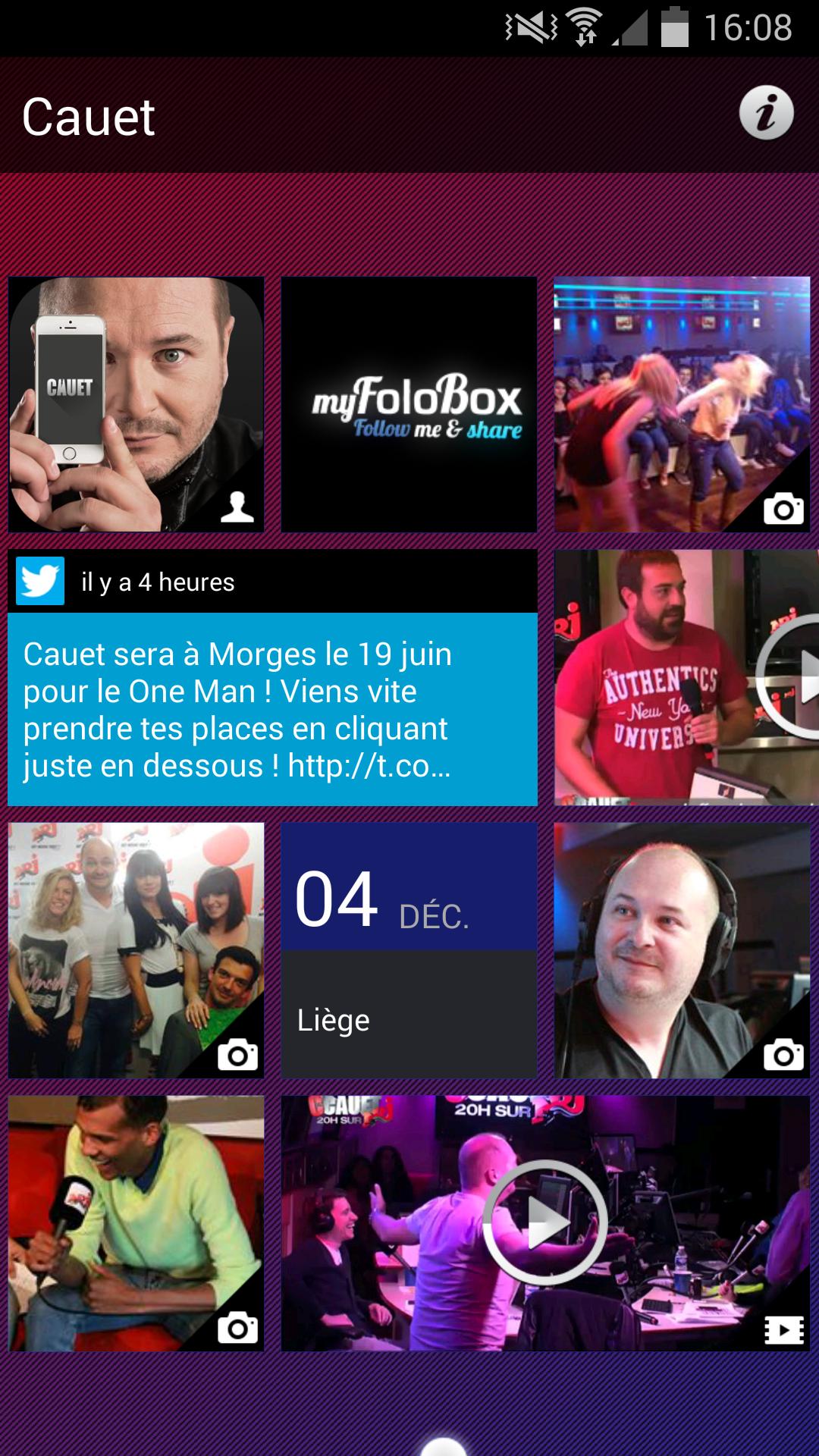 L'appli. officielle de Cauet