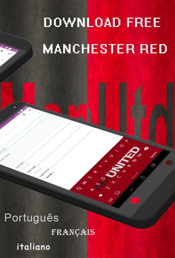 GO Keyboard Manchester RED