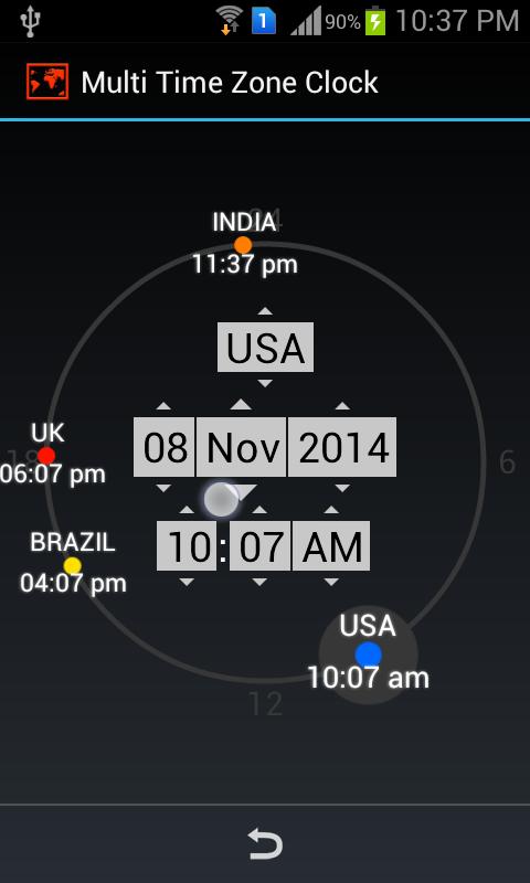 Multi Time Zone Clock