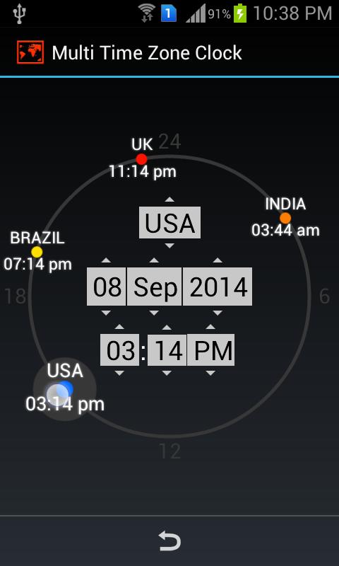 Multi Time Zone Clock